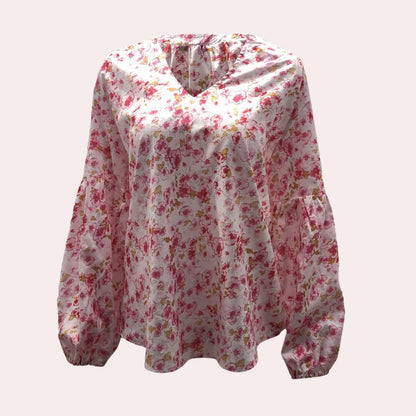 Amya - Bloemen zomerblouse voor vrouwen