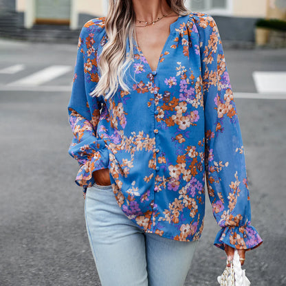 ELLIE - Modieuze bloemenblouse