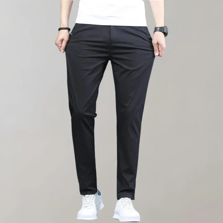 Villum - Stretch taille chino broek