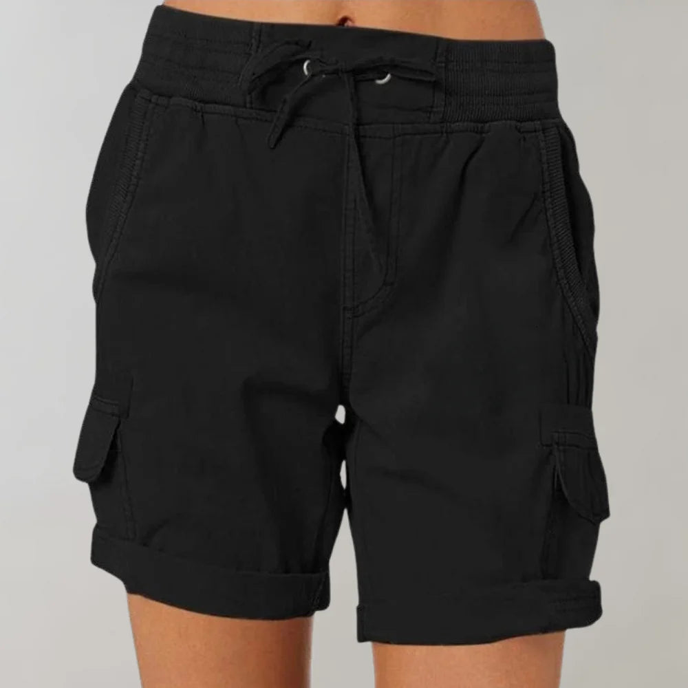 Dorthea - Damesshort met hoge taille