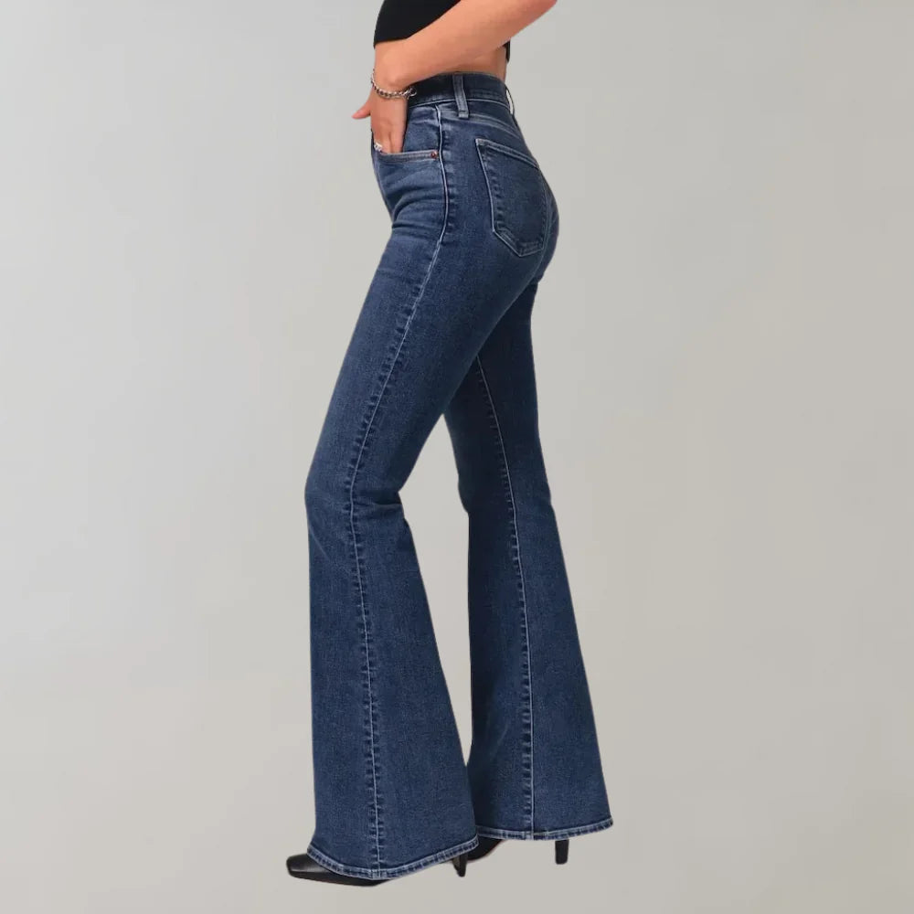 Mila - Dames flare broek