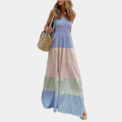 Rosalind - Multicolor maxi-jurk voor dames