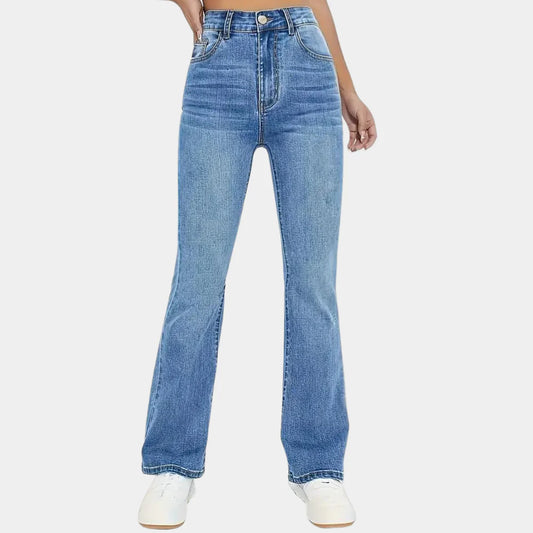 Pippa - Casual damesjeans met hoge taille