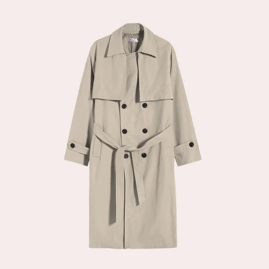 Stijlvolle lange trenchcoat voor heren