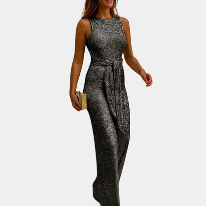 Monica - Glitter jumpsuit voor dames