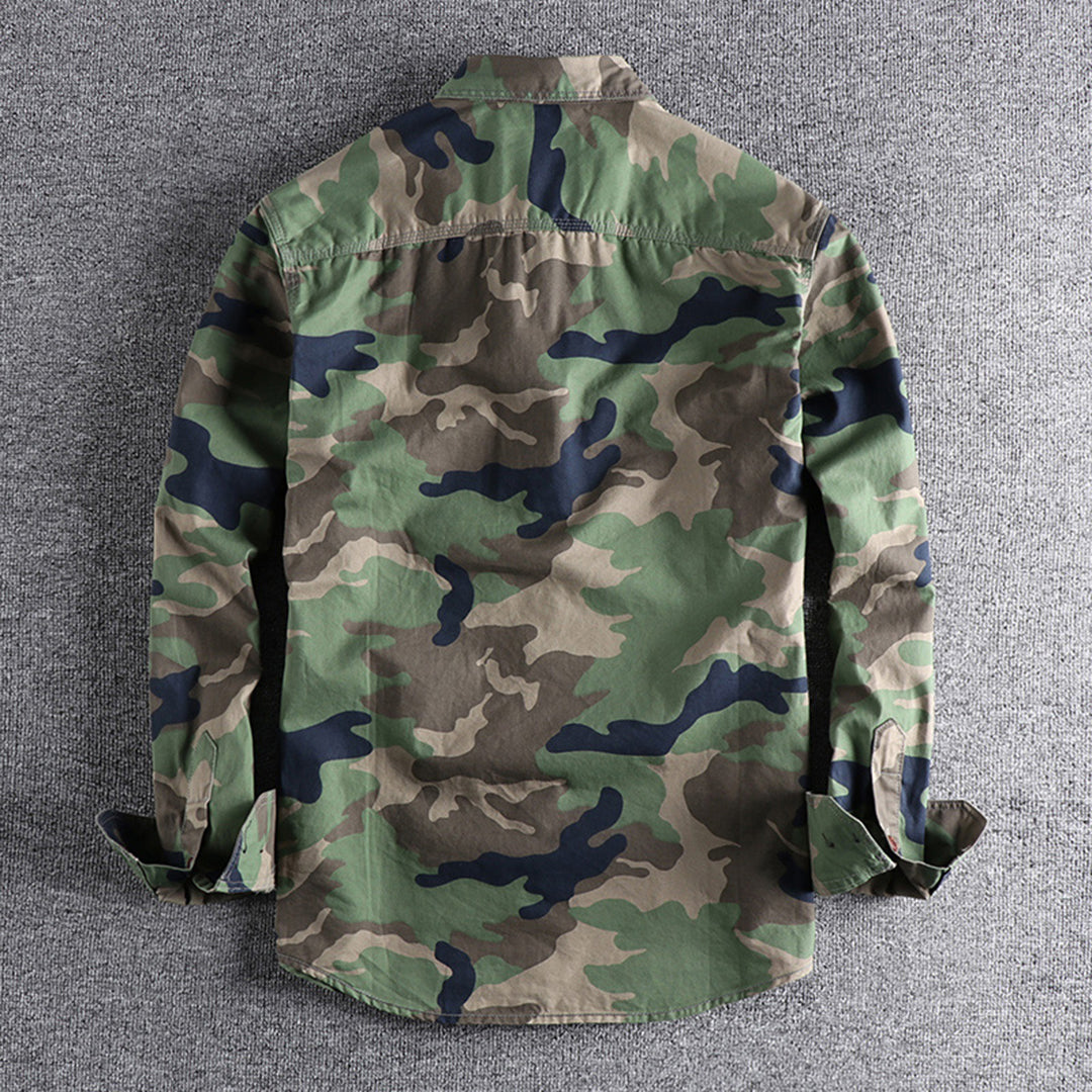 AUBERT - Heren camouflage overhemden