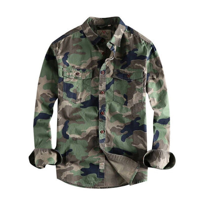 AUBERT - Heren camouflage overhemden