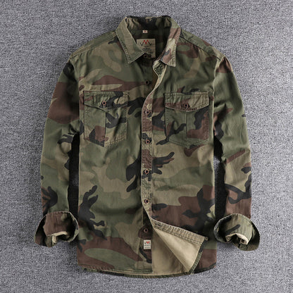 AUBERT - Heren camouflage overhemden